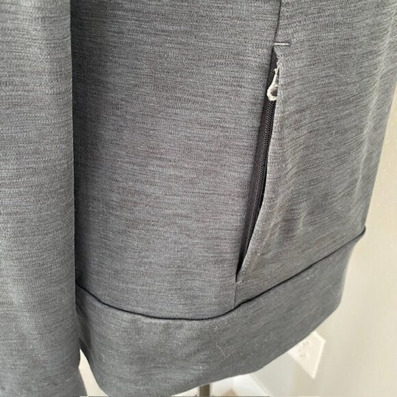 LORNA JANE Active Side Neck Half Zip Pullover Charcoal Medium - Picture 6 of 12